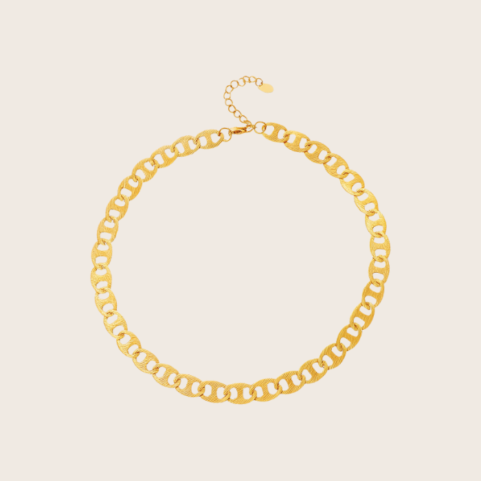 bold chain gold necklace